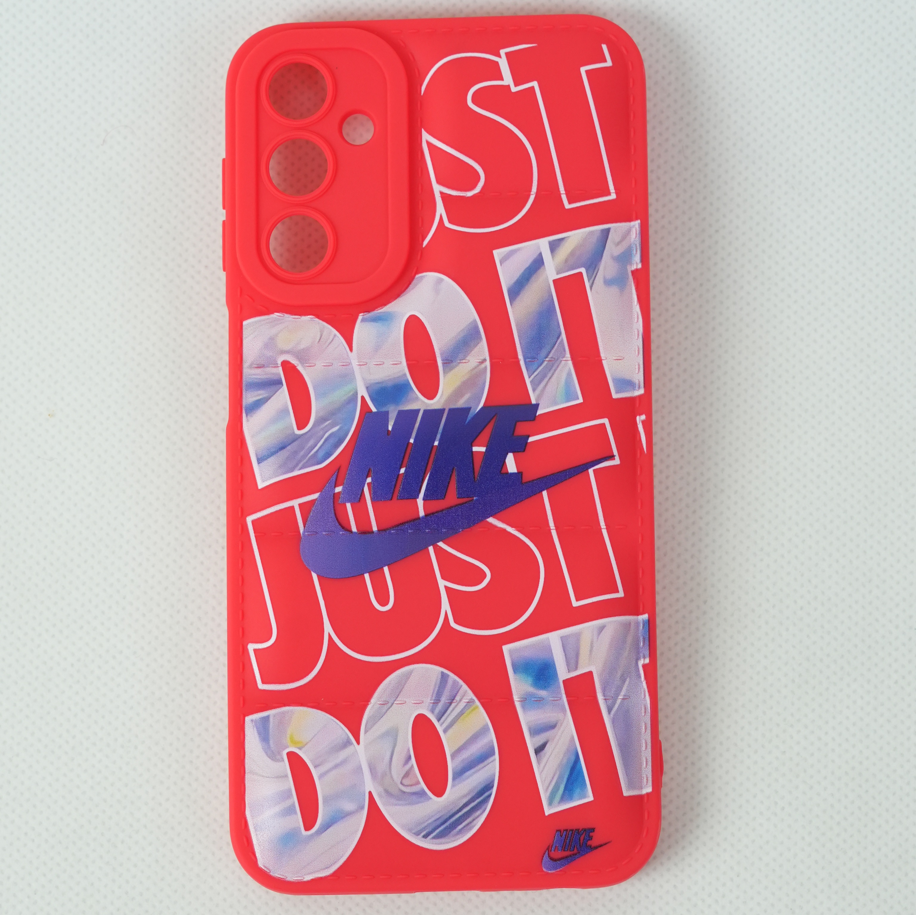 قاب پافری قرمز طرح Just Do It A24 سامسونگ